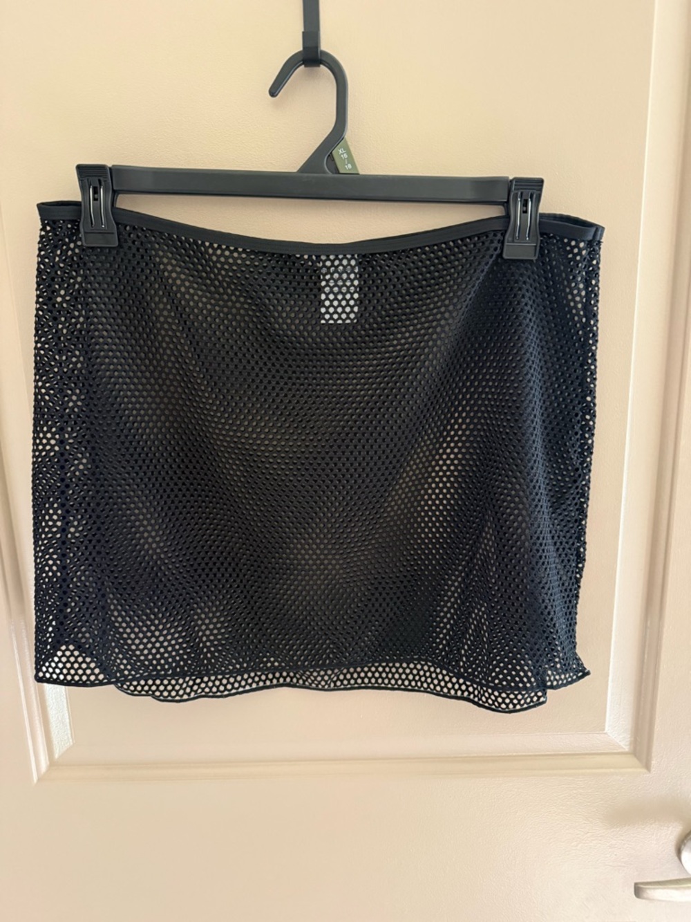 Black Mesh Swimsuit Coverup/Skirt